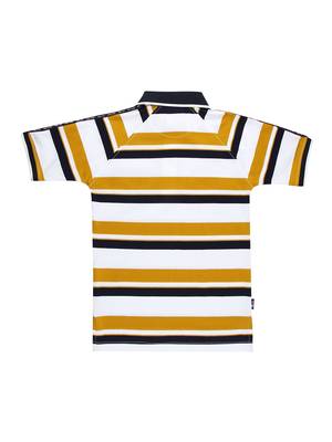 Blue Printed Cotton Boys Tshirts 2
