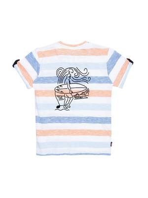 Pink Printed Cotton Boys Tshirts 2