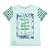 Blue Printed Cotton Boys Tshirts