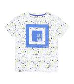 Green Printed Cotton Boys Tshirts