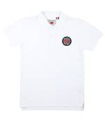 White Printed Cotton Boys Tshirts