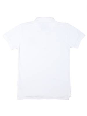 White Printed Cotton Boys Tshirts 2