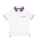 White Printed Cotton Boys Tshirts