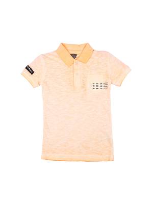 Pink Printed Cotton Boys Tshirts 1