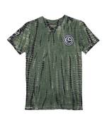 Green Printed Cotton Boys Tshirts