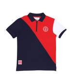 Black Printed Cotton Boys Tshirts