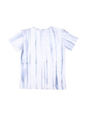 White Printed Cotton Boys Tshirts 2