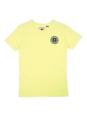 Yellow Printed Cotton Boys Tshirts 1