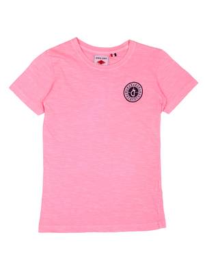 Pink Printed Cotton Boys Tshirts 1