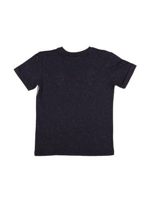 Blue Printed Cotton Boys Tshirts 2