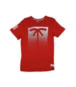 Maroon Printed Cotton Boys Tshirts