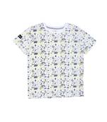White Printed Cotton Boys Tshirts