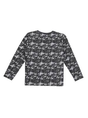 White Printed Cotton Boys Tshirts 2