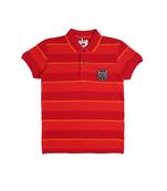 Maroon Printed Cotton Boys Tshirts