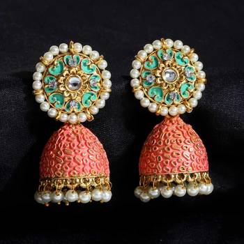 Pink jhumkas 2