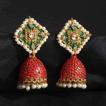 Pink jhumkas 2