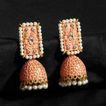 Pink jhumkas 2