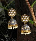 Grey jhumkas