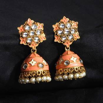 Pink jhumkas 2