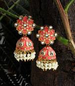 Pink Jhumkas