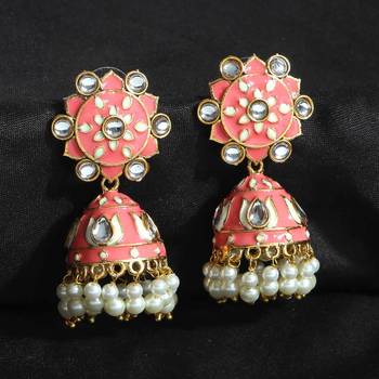 Pink Jhumkas 2
