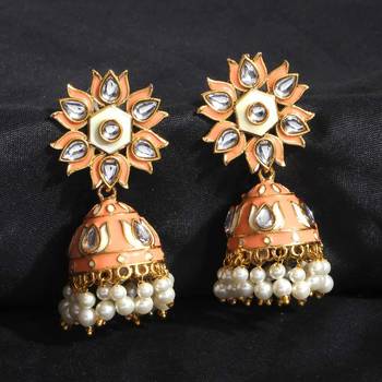 Pink jhumkas 2