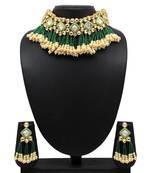 Green necklace-sets