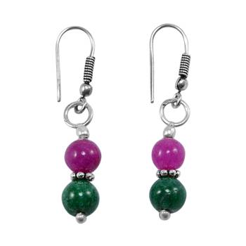 Multicolor Jade Earrings 1