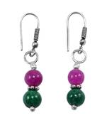 Multicolor Jade Earrings