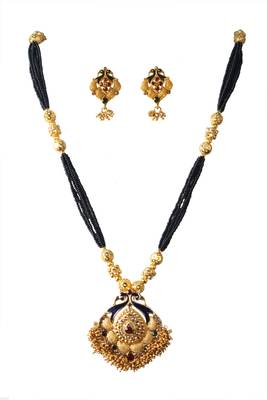 kolhapuri mangulsutra  peacock pendal set mangulsutra long  1