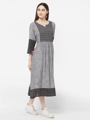 Black printed rayon ethnic-kurtis 4