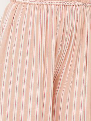 Pink printed rayon salwar 4