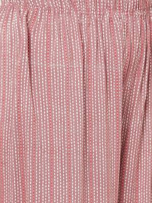 Pink printed rayon salwar 4