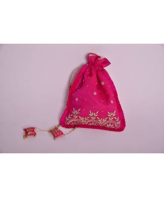 pink paisley potli 1