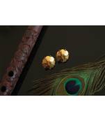 Beautiful Honey Brown Coin Earrings