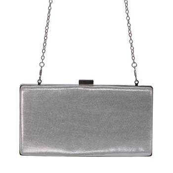 Shree Shyam Product Silver Beautiful Clutch for Casual, Party & Wedding 1 Pc  2