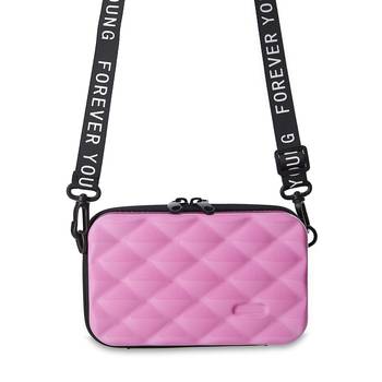 Shree Shyam Product Pink Designer Mini Crossbody Storage Box Cosmetic Handbag for Women 1 Pc Set 3