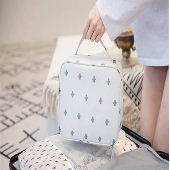 Shree Shyam Product White Travel Makeup Bags Cosmetic Case Organizer Portable Storage Bag 1 Pcs Set 4
