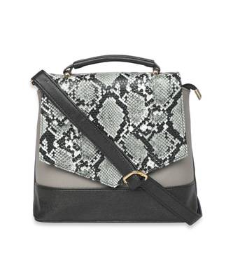 Dual-Tone & Croc effect Cross Body 2