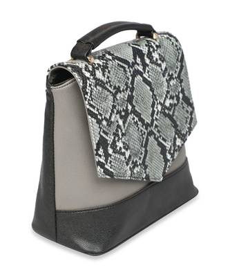 Dual-Tone & Croc effect Cross Body 4