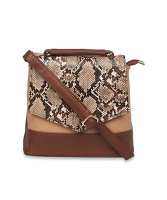 Dual-Tone & Croc effect Cross Body 2