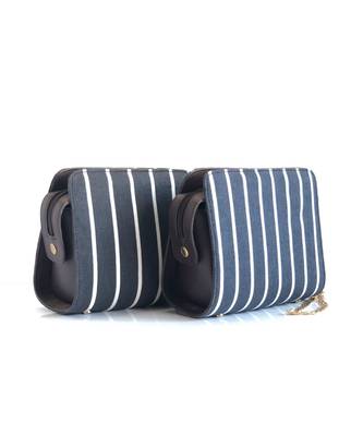 Black Stripe Sling Bag 3