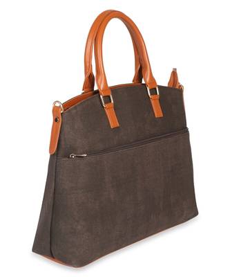Brown Canvas  Tote 3