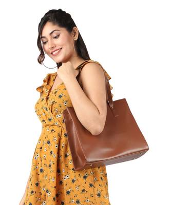 Brown Box Tote 1