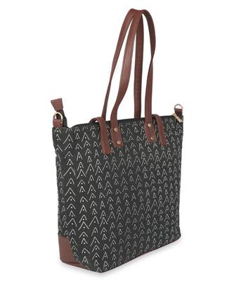 Black Canvas Tote 3