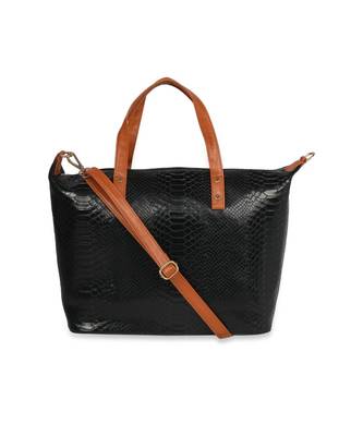 Croc Black Tote 2