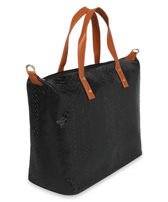 Croc Black Tote 3