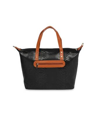 Croc Black Tote 4