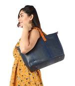 Croc Blue Tote