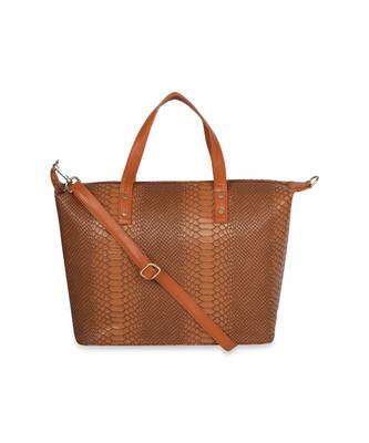 Croc Tan Tote 2